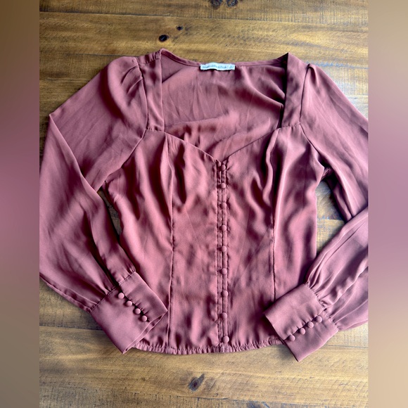Abercrombie & Fitch Tops - Abercrombie & Fitch NWOT Satin Button Up Corset Top S A&F